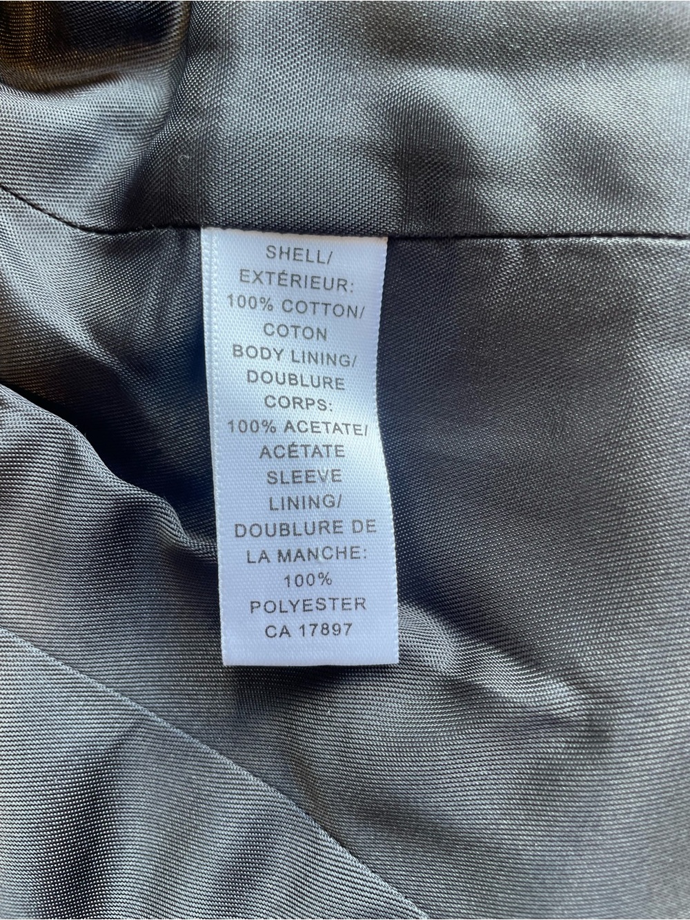 Banana Republic Gray Tailored Zipper Blazer Utility Jacket - Picture 7 of 10